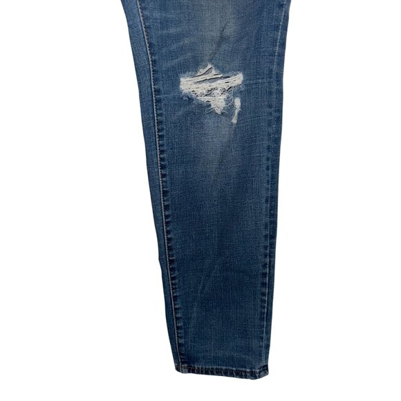 Aeropostale Mens Flex Effects Super Skinny Jeans Distressed Blue Denim 33x32 - Picture 8 of 15